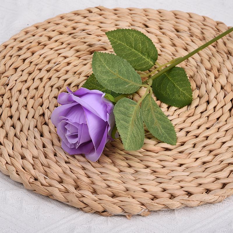 Handgefertigte einzelne künstliche Rose zur Dekoration für Hochzeit, Zuhause oder Valentinstag