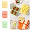 Four Grid Bear Ice Cube Mold Food Grade Ice Bear Model Making Artifact Ice Cream Mold  Frozen