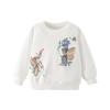 Children's Round Neck Butterfly Elf Print Sweatshirt - Autumn/Winter - Cute & Cozy for Girls