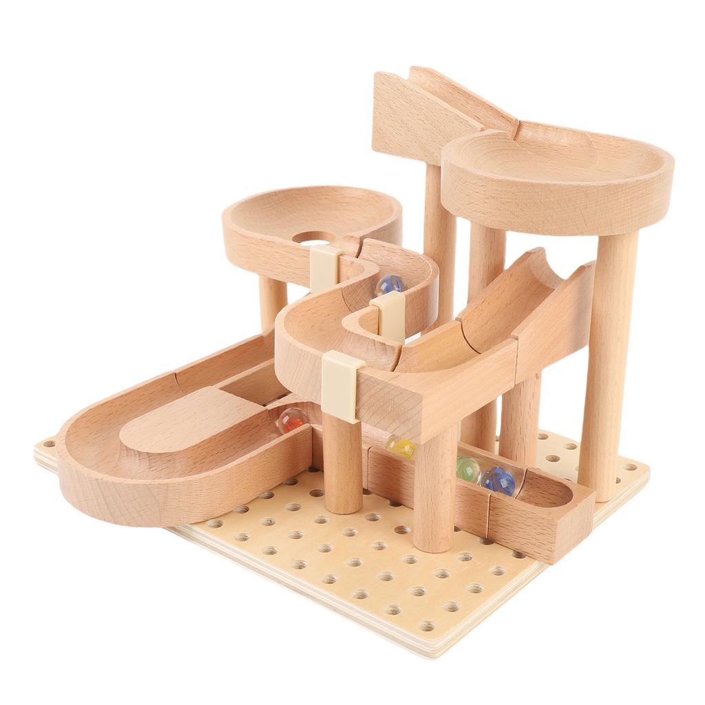 Holz Murmelmodell Bausatz DIY Stabile Struktur Pädagogisches Murmelmodell Montage Spielzeug für