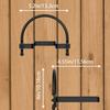 Cowboy Hat Rack 2 Pack, Wall Mount Hat Organizer, Heavy Duty Hat Hanger for Western Home Decor.