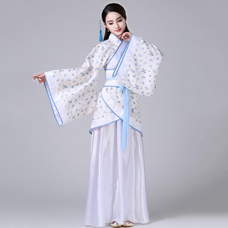 Chinese Ancient Traditional Costume Woman Tang Dynasty Dress Fairy Cosplay Hanfu
