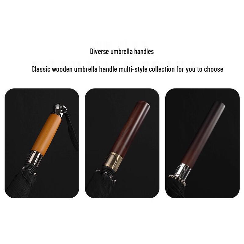 Hanyou Large Long-Handle Sun & Rain Umbrella