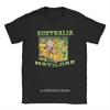 Vintage Australia Matildas Soccer Kerr T-Shirt for Men Crew Neck 100% Cotton T Shirts Short Sleeve Tees 4XL Clothing