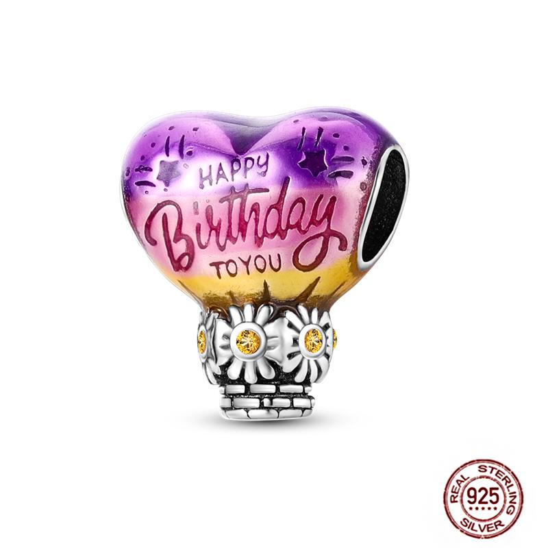 

Air Balloon Flying House Charm Beads Fit Necklac Copper Original Bracelets Pendant Women Beads Diy Jewelry