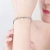 kelistom 925 Sterling Silver Bracelets for Women Teens, Love Heart Charm Chain Bracelet Bangle Fashion Jewelry Gifts