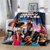 Singer H-Harry-Styles Printed Blanket Picnic Blankets Flange Warm Blanket Soft and Comfortable Blanket Bed Linings Birthday Gift