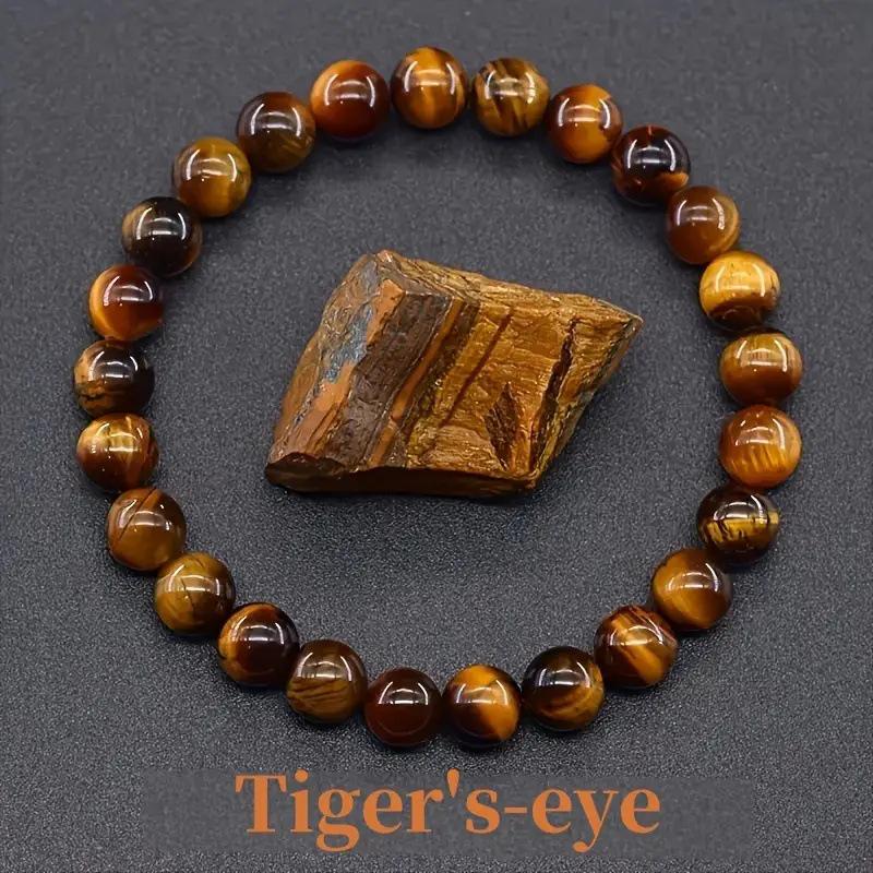 Europejski i Amerykański Hit Sprzedażowy Bransoletka z Ametystu, Tygrysiego Oka, Apatytu i Obsydianu