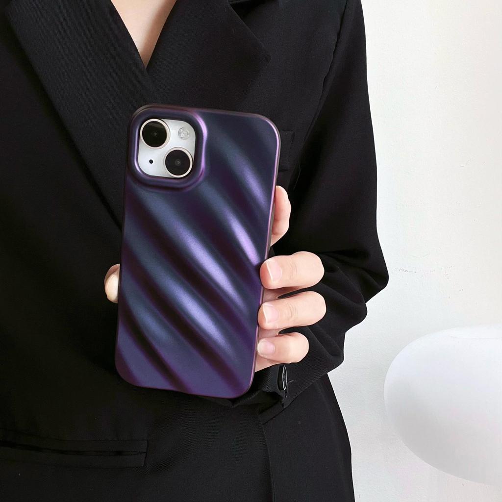 Creative Purple Phone Case Suitable for iPhone 11, iPhone 12, iPhone 13