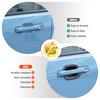 ABS Carbon Fiber Exterior Outer Door Bowl Cover Trim For Ford Maverick -2024