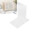 Acryl Buch-Display-Ständer Halter Transparenter Bilderrahmen-Ständer für Zuhause Büro Schreibtisch Dekoration