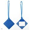 1pc Multiple Color Square PU Luggage Tag – Luggage Check-in Tag, Chain Information Tag for Boarding Passes