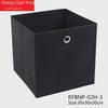Gray Foldable Non-Woven Storage Box with Round Handles