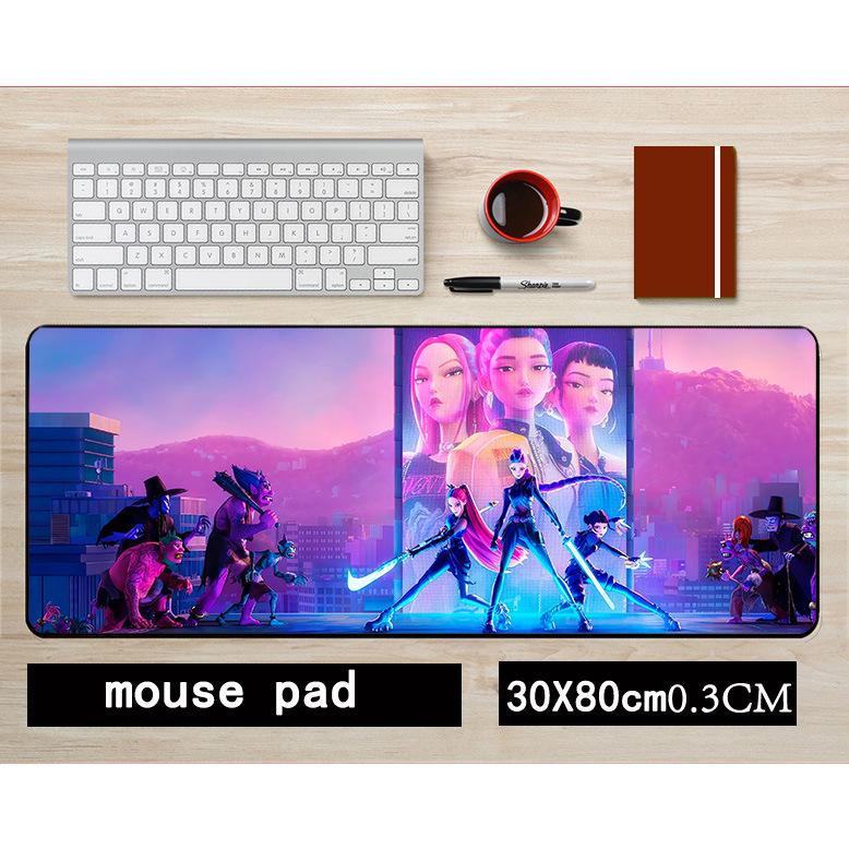 

K-Pop Мисливиці на демонів Дівочий гурт Великий килимок для миші (30x80см)