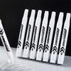 12Pcs Oily White Marker Pen Graffiti Pens Waterproof Permanent Gel Pencil Tire Painting Notebook Tyre Tread Environmental Pen