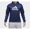 Adidas Logo Print Pullover Sweatshirt Men Tops Navy-Blue DH9320