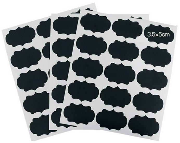 Erasable Self-Adhesive Frosted Blackboard Label for Glass Bottles