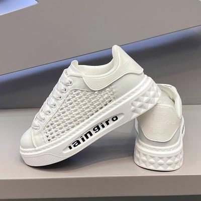 Summer Madam Sneaker Casual Men Designer Easy Matching Board Shoes Leather Mesh Breathable Sport Shoes