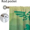 Shades Z-zalda Blackout Curtain for Room 2 Panel Partition Curtains Child Room Tulle for Bedroom Halloween Decoration Living