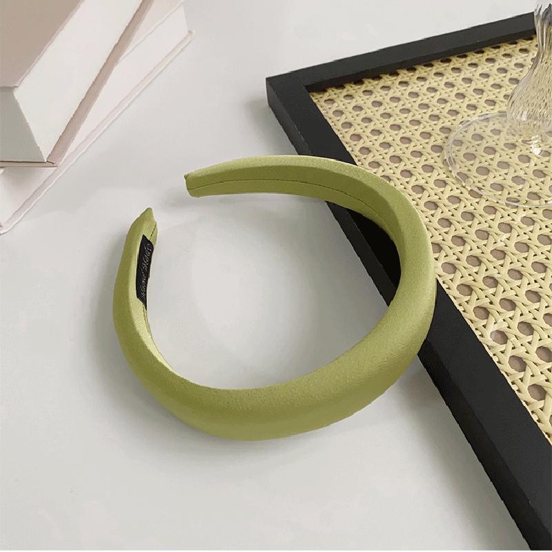 Candy Color Waffle Headband: High Crown, Advanced Face Wash Sponge, Wide Edge Hair Hoop for Early Spring.