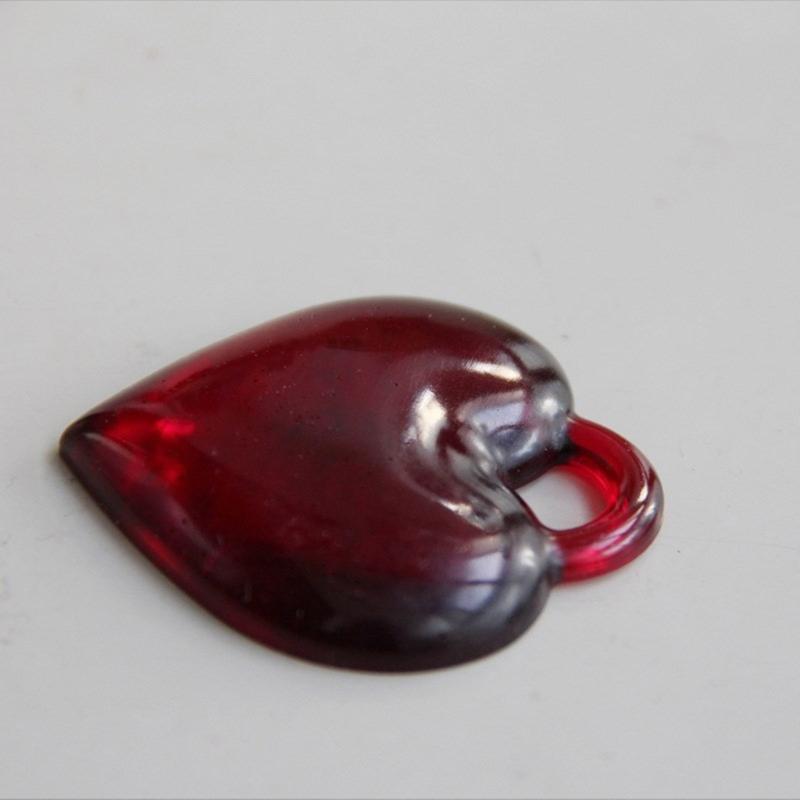 Valentinstag 3D Herz Anhänger Harzform Robuster Silikon Leicht zu lösen Tragbar für Schmuck Bastelbedarf
