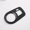 Car Head Lights Lamp Switch Button Panel Decoration Cover Trim Fit For MG 4 EV  2024 ABS Carbon Fiber Interior Accessories
