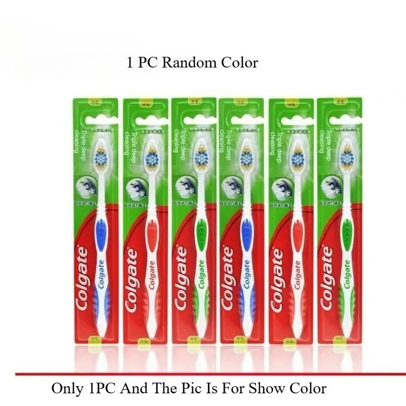 Colgate Adult Toothbrushes Manual Oral Hygiene Sensitive Gums Teeth Home Use Random Colors