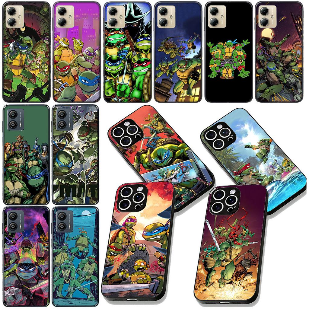 N-Ninjas Anime Cartoon T-Turtles Protective Cover for Xiaomi Redmi Note 12 11 10 A3 Pro 10A 10C 12C Note12 5G Phone Case