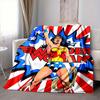 1 ks Wonder Woman, Superhrdinská flanelová deka Měkká, Teplá a Útulná na pohovku, Postel, Kancelář a Cestování Všestranný dárek pro každé roční období, Vánoční dárek