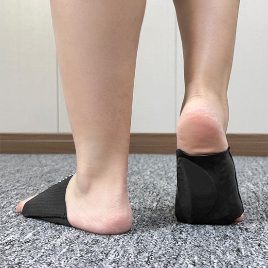 1 Pair Arch Support Braces Plantar Fasciitis Relief Non-Slip Wearable Arches Cushions Shock Absorption Orthotics Braces with Silicone Pad