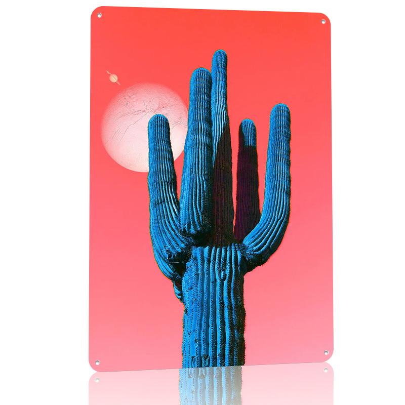 Into the Desert D Printed Texture Poster Personalized Wall Art Retro Metal Tin Signs for Home Decor Luxury Decoration Home Room