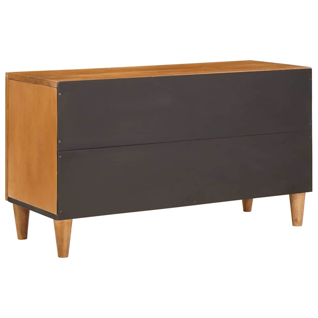 TV Cabinet with Drawers 80 X 33 X 46 Cm Solid Mango Wood