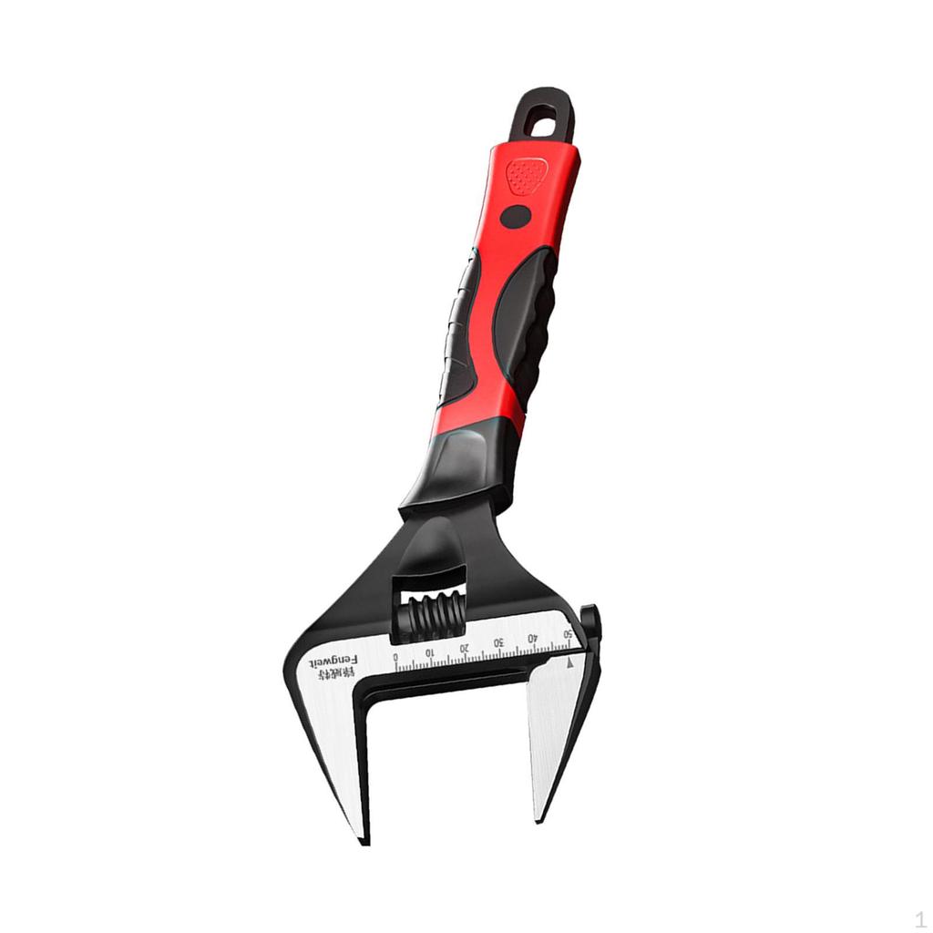 Heavy-Duty Adjustable Wrench for Plumbing and Home Improvement