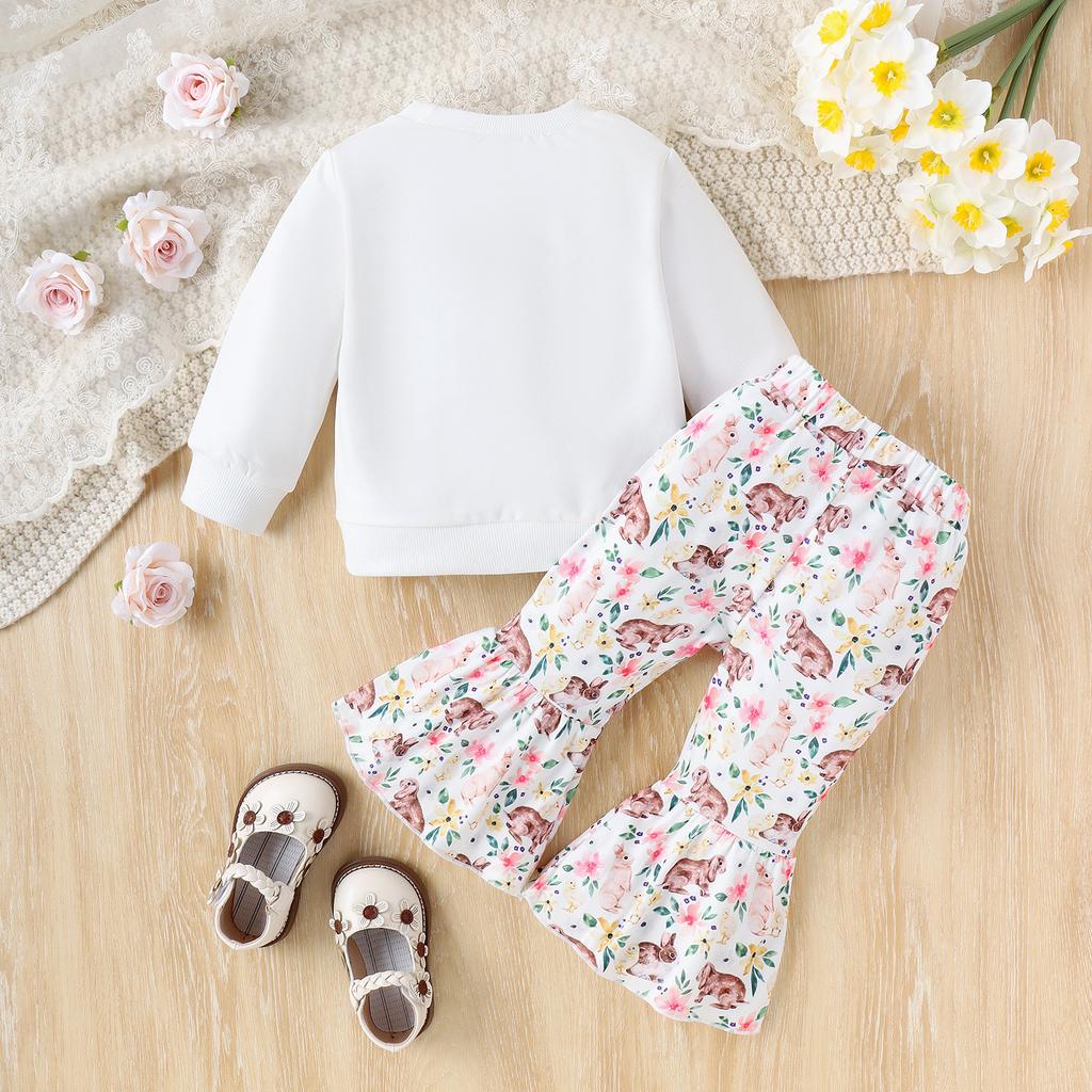Kids Casual Long-Sleeve Set, Comfortable Daily Wear Outfits
