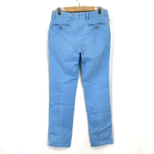 PT01 X BEAMS F Stretch Chino Pants Size 44 Men’s S Inseam 75cm Light Blue Mosaic Lining(USED)