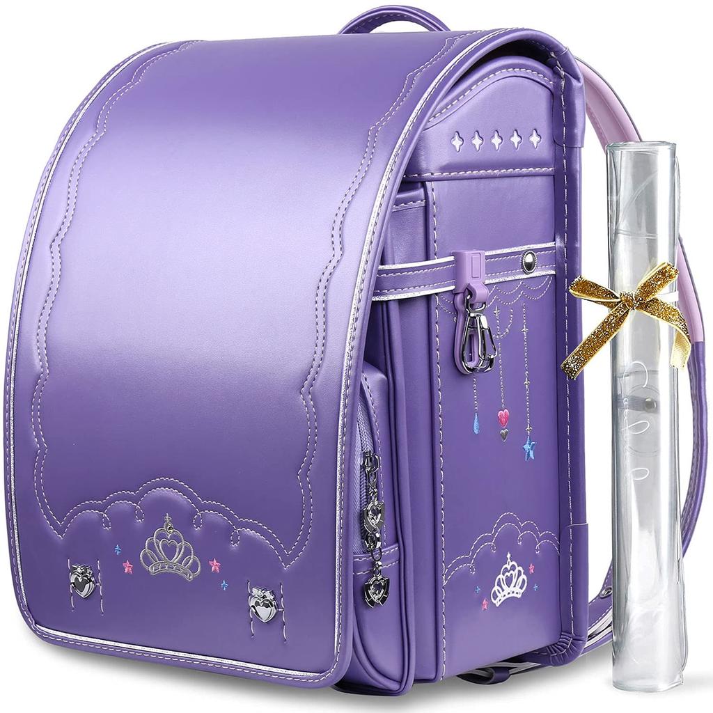 Latest Popular Cute School Bag for Luxurious Princess and Crown Pearl In 6 Colors [Coulomb] girls/Latest design/Shiny fabric/Sturdy hand-stitched/Gift