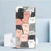Cartoon Cute Cats Background Phone Case For Xiaomi Redmi Note 15 14 14S 13 12S 12 Pro Plus 11S 11 11T 11E 10S 10 + Soft TPU Back