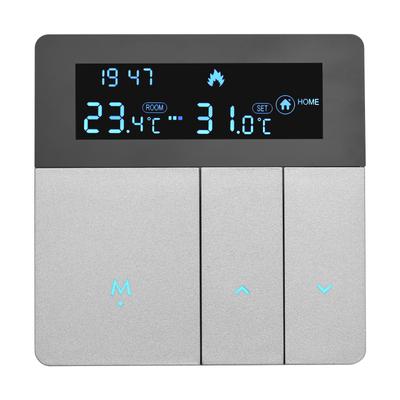 Termostato digitale intelligente programmabile per la temperatura ambiente con schermo di visualizzazione per la casa