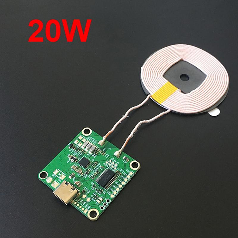 

5V-13.5V 20W Qi Fast Wireless Charger Module Transmitter Pcba Circuit Board синій
