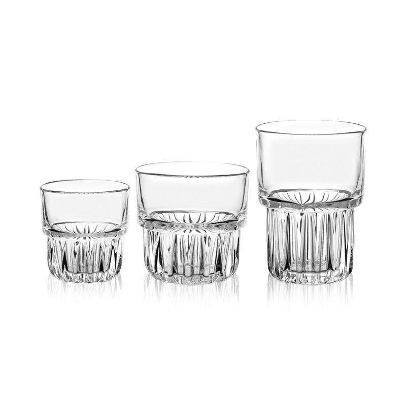 2pcs Vintage Cold Brew Coffee Cup Creative Coffee Mug Trendy Thickened Glass Cup Latte Mocha Espresso Mugs Best Christmas Gift