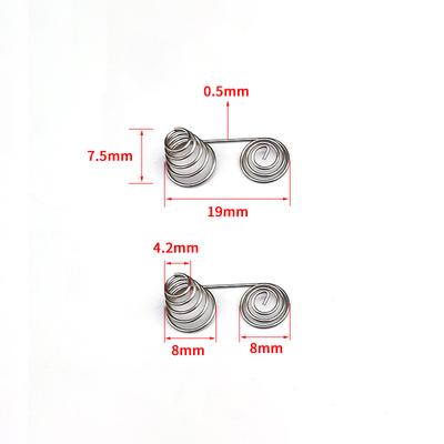 5 stuks AAA-batterij Nikkeldraad Veer AA-batterij Negatieve en Positieve Spoelen Veercontactplaat DIY-accessoires