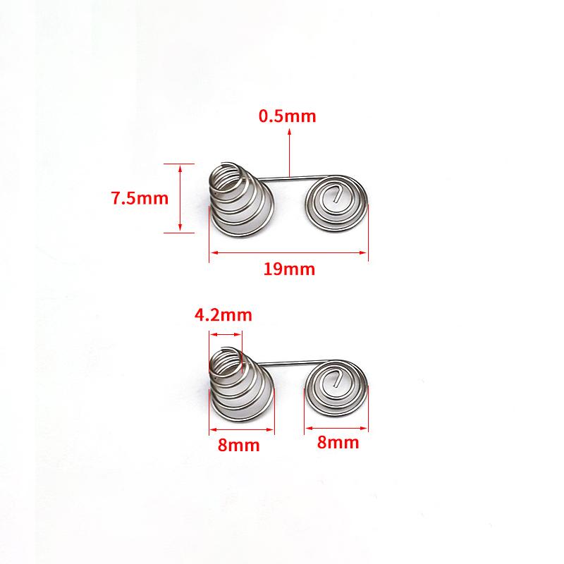 

5 шт. Батарейка ААА Никелевая проволочная пружина Батарейка АА Отрицательные и положительные катушки Пружинная контактная пластина Аксессуары для DIY