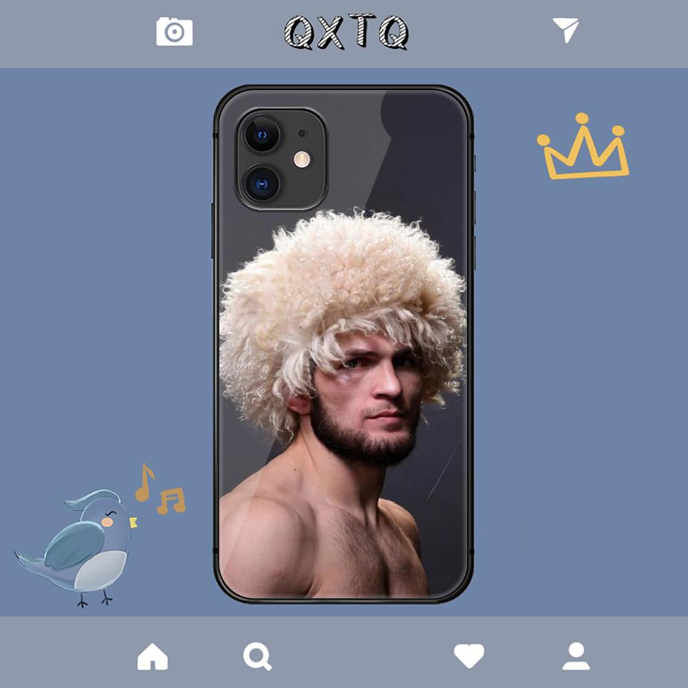 Etui Eagle Khabib Nurmagomedov na iPhone Samsung Galaxy Redmi Note S 17 16 15 14 13 20 24 25 54 Pro Max Ultra Fe Pokrowiec ze Szkła Hartowanego