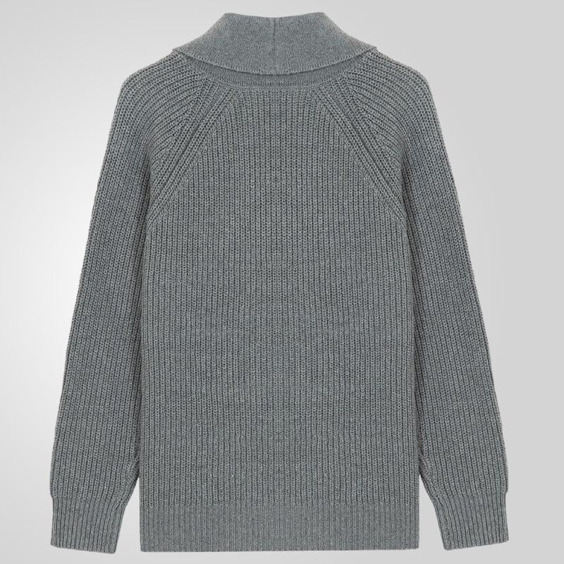 Men's Casual Cardigan Sweaters Shawl Collar Long Sleeve Knit Button Down Cardigans Lightweight Fall Winter Work Sweater Knitted Jacket Outwear for Men