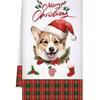 1pc/2pc/4pc/pack Christmas Scrub Sponge Creative Kitchen Dish Cloth Festive Cleaning Decor for Home & Table Kitchen Dish Towel Xmas Cleaning Supplies