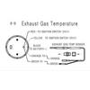 Dynoracing Car Meter Exhaust Gas Temp Gauge 2" 52mm 7 Colors LED 300-1300 Celsius EGT Gauge High Speed Motor EXT Gauge