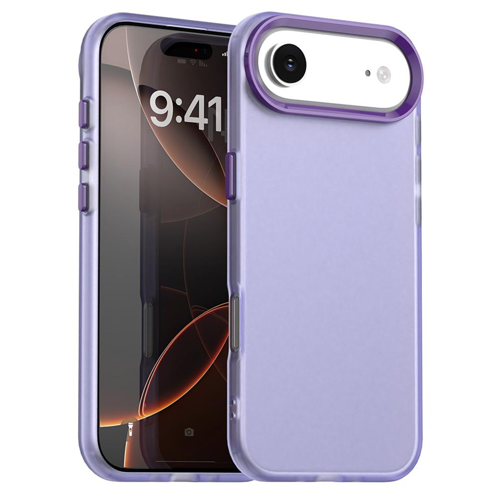 For iPhone 17 Air Case PC+TPU+PET Matte Anti-Drop Phone Back Cover