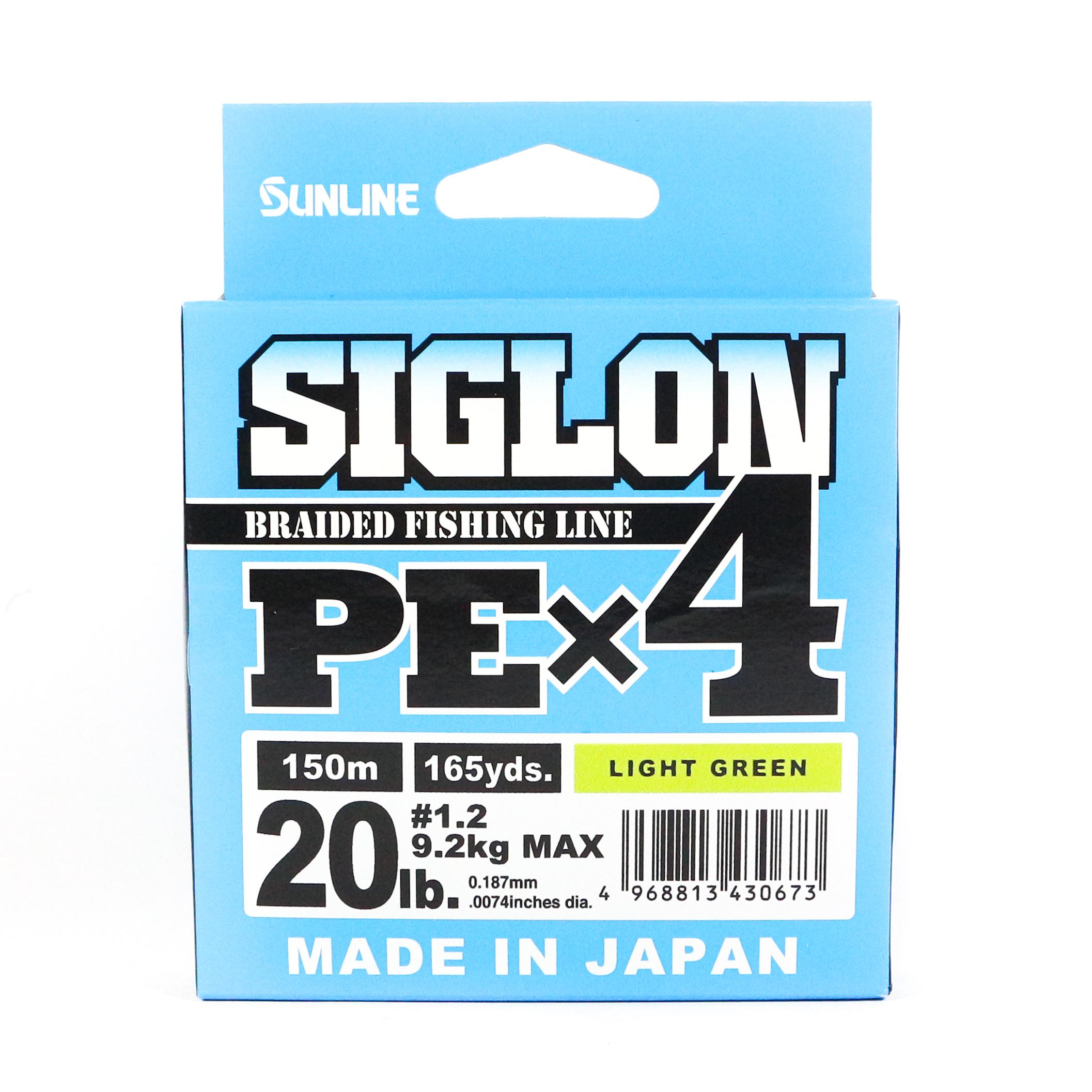 

Sunline PE Line X4 Siglon 150M PE 1,2 20 фунтов лаймово-зеленый (0673)