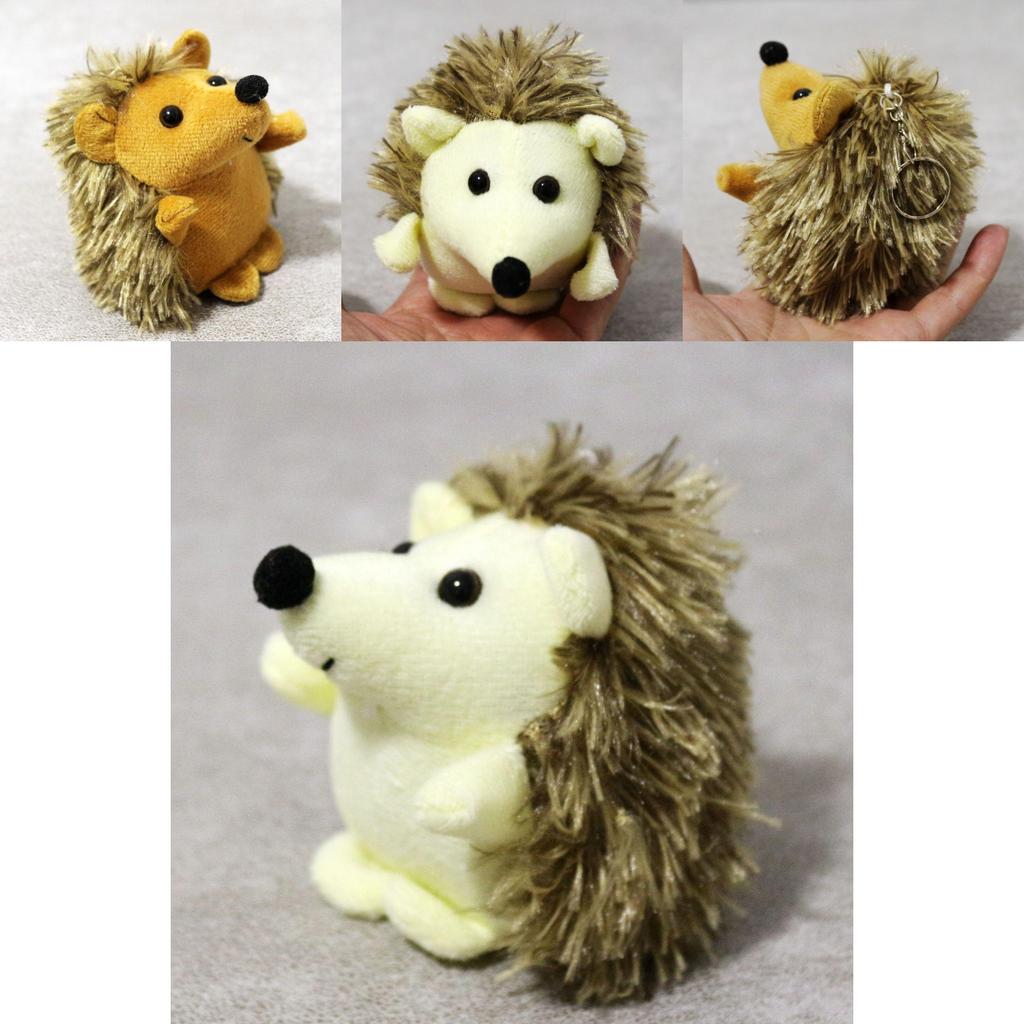 Adorable Plush Hedgehog Toy Soft Cuddly Stuffed Animal Creative Gift 10cm