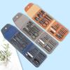 Black 12-Piece Nail Clipper Set with Custom Logo Options for Home Beauty and Manicure.